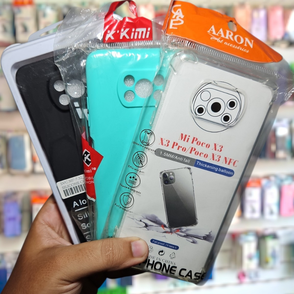 Capa Capinha Para Xiaomi Poco X3 / X3 Pro Silicone Aveludado Case Transparente
