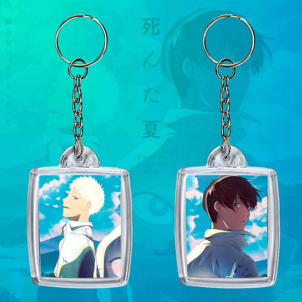 Kit Chaveiro Acrílico Mangá Anime Filme O Verão em que Hikaru Morreu- Coleção Completa Premium