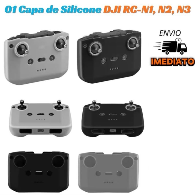 Capa de Silicone para Controle DJI RC-N1/N2/N3 Drone Dji Neo, Mini 2, Mini 5 pro, Mavic 3 |Envio Imediato | Frete Grátis