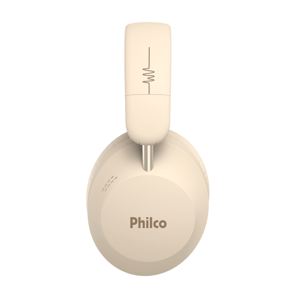 Fone de ouvido Philco Bluetooth PFO09 Bege — imagem 2 de 2