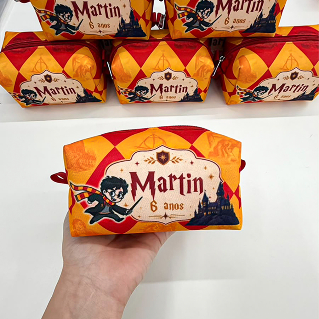 Kit Bolsinhas Necessaire Personalizada lembrancinhas aniversário Box P Harry Potter