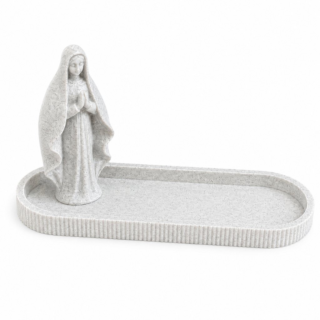 Porta Terço Nossa Senhora Decorativo Católico Organizador Religioso