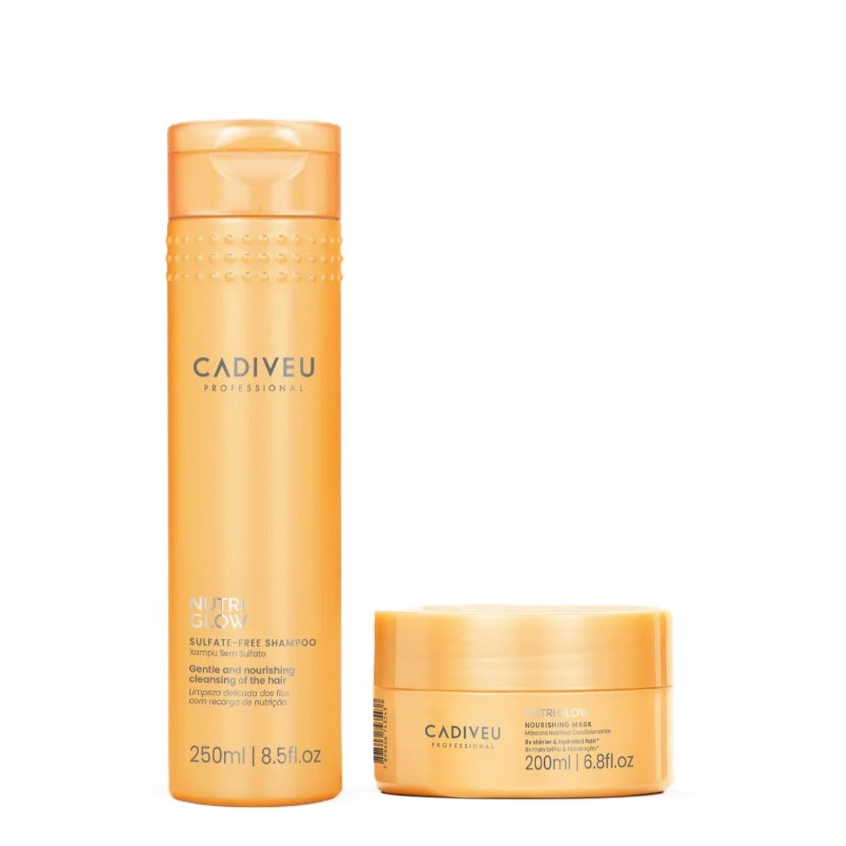 Cadiveu Kit Nutri Glow Shampoo 250ml e Máscara 200ml