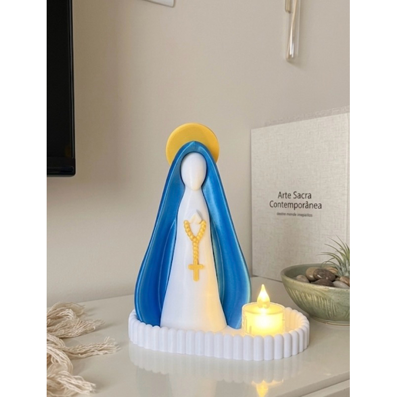 Nossa Senhora Aparecida Minimalista Presente Religioso Presente Católico para Oratório