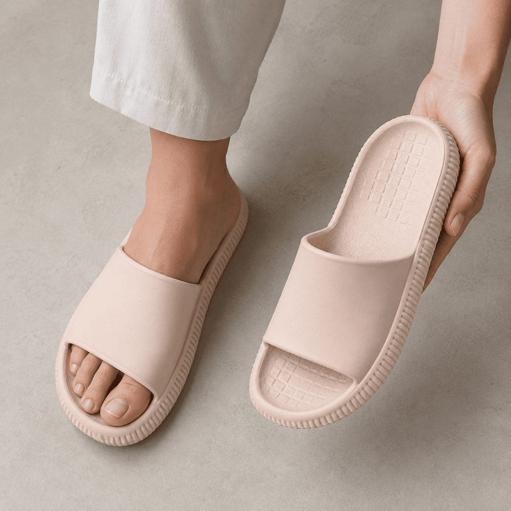 Chinelo Infantil Menina Nuvem Slide Leve Confortável Antiderrapante Ortopédico