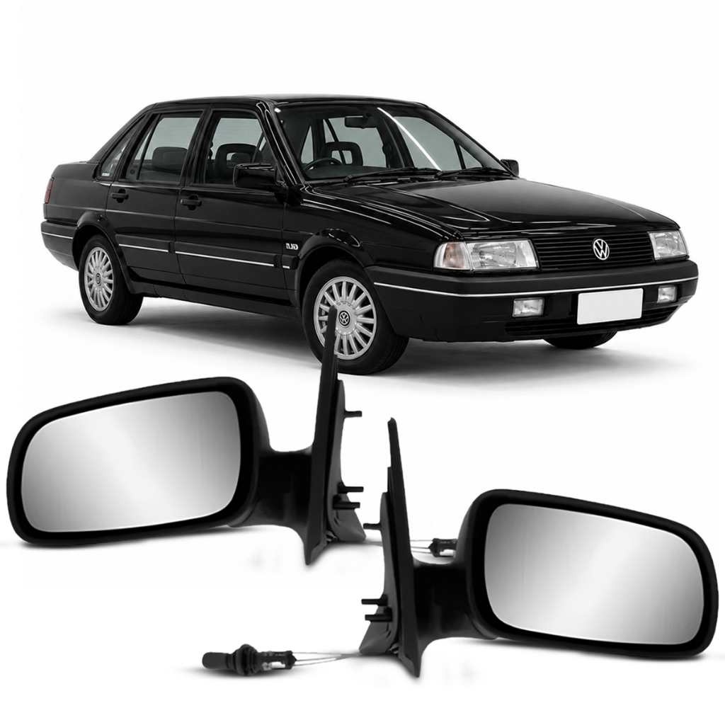 Par Retrovisor Externo Santana 98 a 2006 2/4 Portas Manual