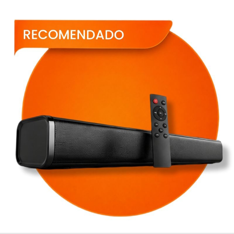 Caixa de Som  Sound bar Home Theater Para Smart Tv Bluetooth RCA e PS2 80w
