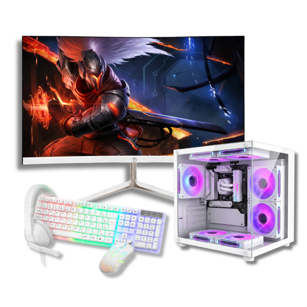 Computador Pc Gamer I7 6.ª 32GB DDR4 SSD 1TB NVME GTX 1060 6GB Monitor Led 23" W