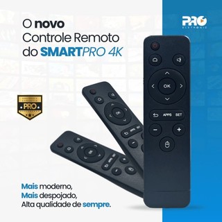 CONTROLE REMOTO ORIGINAL PARA SMARTBOX PROELETRONIC PROSB-3000/16GB