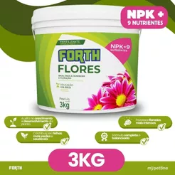 Forth Flores Adubo Fertilizante 3kg - Nutrição Completa