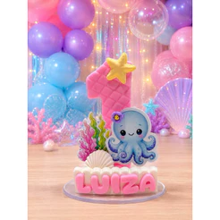 vela em biscuit fundo do mar envio rápido