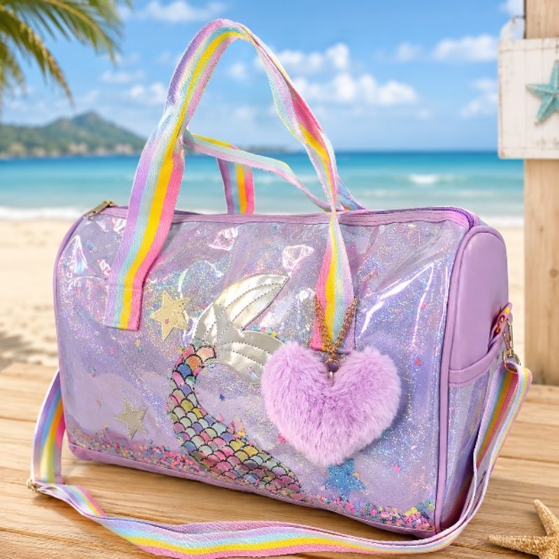 Bolsa Sereia Infantil/ Bolso Transversal Presente Ideal