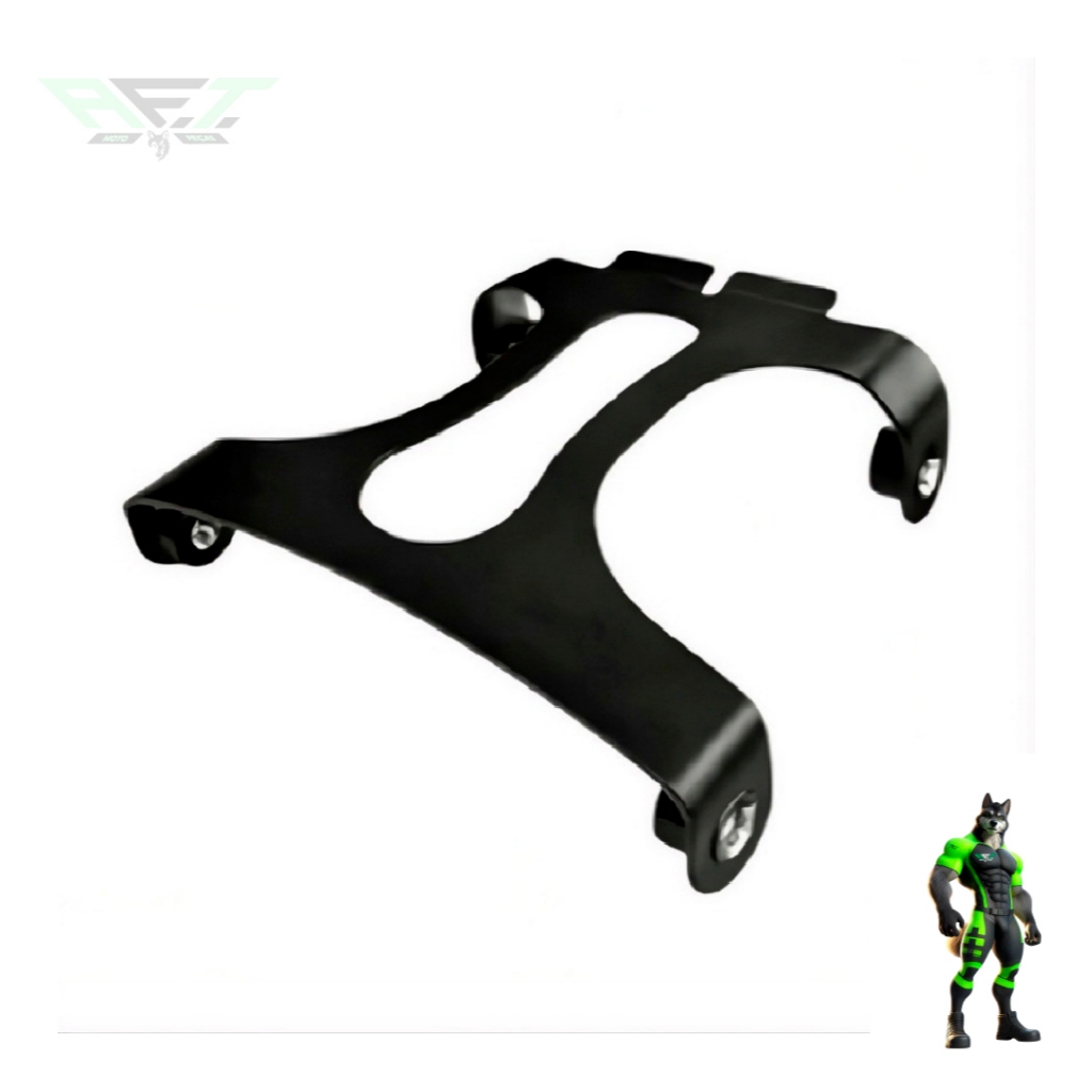 Suporte Aranha Alma do Paralama Parabarro Fixação Honda Titan Fan Start 160 2025 em Dianteiro