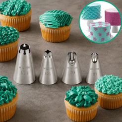 bico Wilton confeitar especialidades original sem emendas ( linha completa especialidades ) (CHOCO)