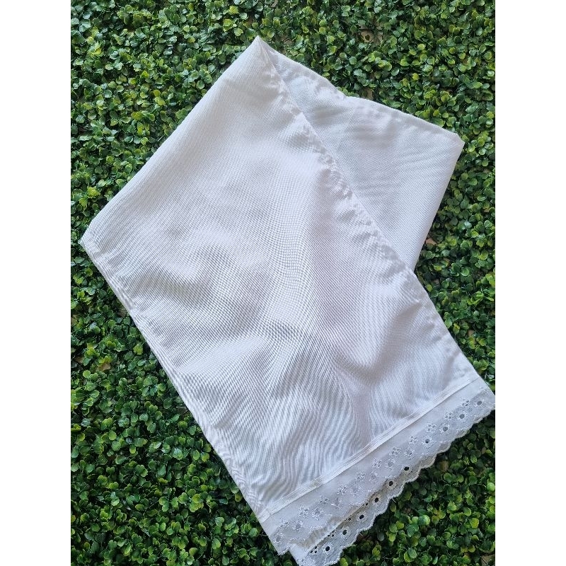 Umbanda Candomblé Pano de Cabeça Oxford Branco (Envio Rápido) Leve Mais PAGUE MENOS