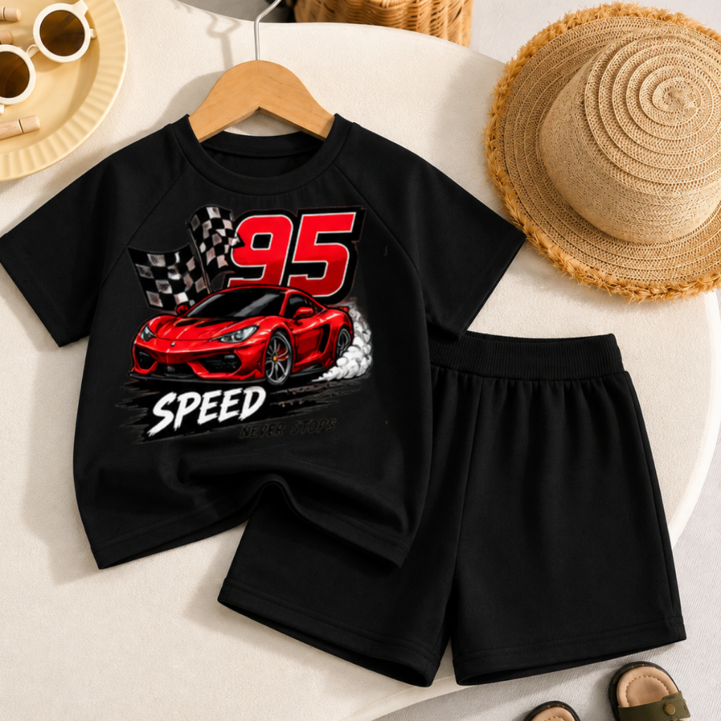 Camiseta e Short Menino Conjunto Masculino Conforto e Estilo Tecido em Otima Qualidade