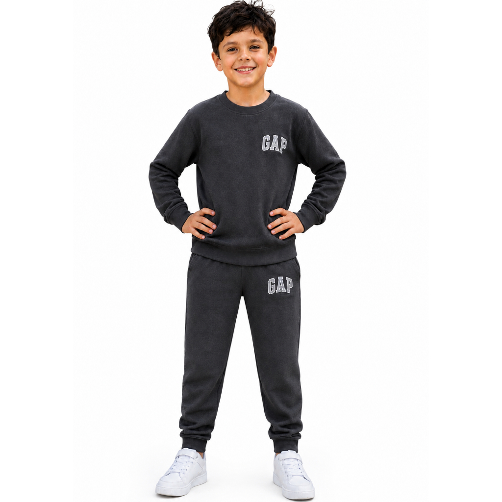 Conjunto de Moletom Infantil Masculino e Feminino Flanelado quentinho de 01 a 12 anos.