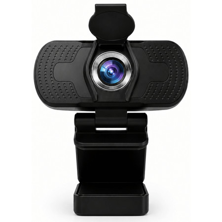 Câmera Webcam Pro Full Hd Microfone Embutido Anti Ruido Videoconferência Tampa Privacidade USB Plug Play Streaming