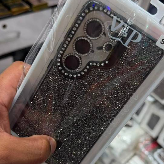 Capa Capinha Cristais Luxo Compativel com Samsung s24 s25 s26 Plus s26Ultra