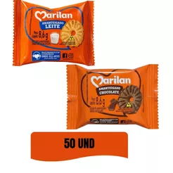 BISCOITO CHOCOLATE E LEITE EM SACHÊ MARILAN