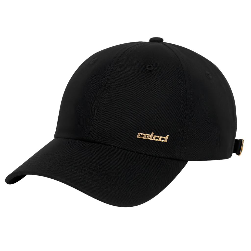 Boné Aba Curva Básico Placa Metal Colcci