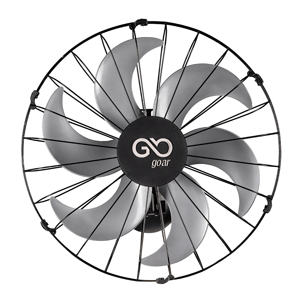 Ventilador Oscilante de Parede 50cm Goar Metal Preto 220v