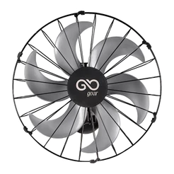 Ventilador Oscilante de Parede 50cm Goar Metal Preto 220v