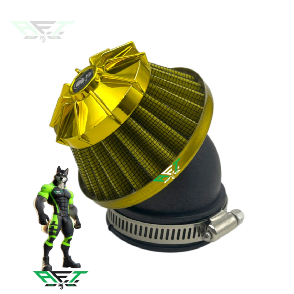 Filtro de Ar Esportivo Universal Motos Honda Yamaha 35mm 42mm 50mm
