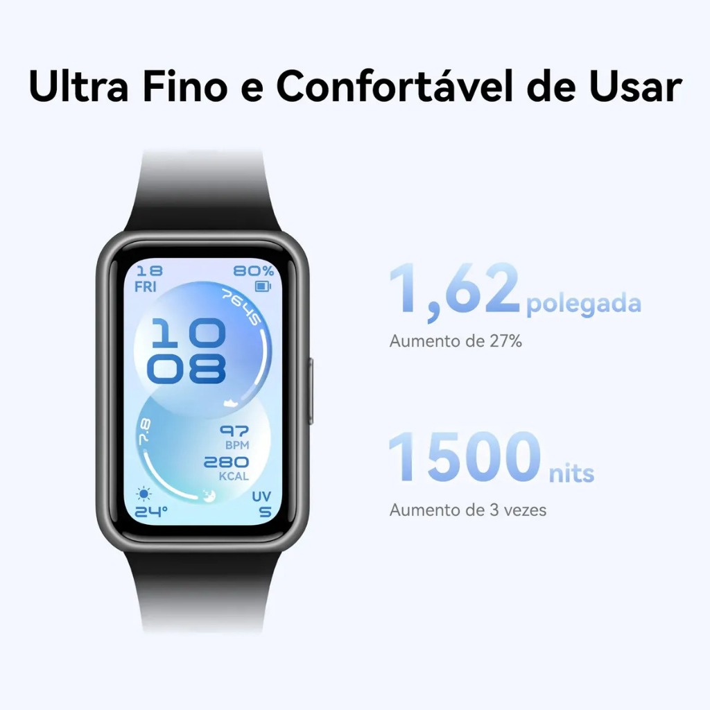 Smartwatch Huawei Band 11 Preto Amoled 1,62 Bluetooth — imagem 2 de 2