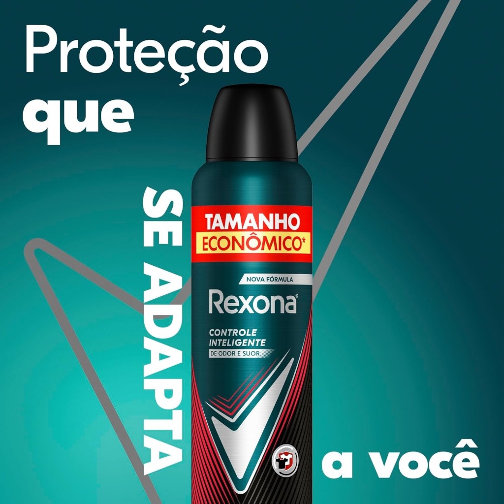 Desodorante Antitranspirante Aerossol Rexona Men Antibacterial+Invisible 250 ml
