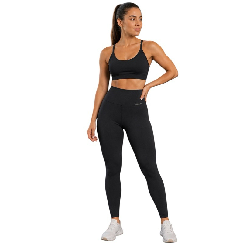 Calça Legging Fitness Cintura Alta Academia Suplex Peluciada Premium Não Transparente