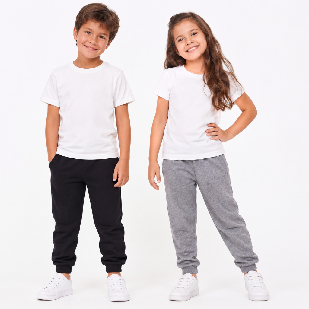 2 Calças Moletom Flanelado Peluciado Masculina ou Feminina Infantil Menino Ou Menina Roupas Criança de Frio Inverno
