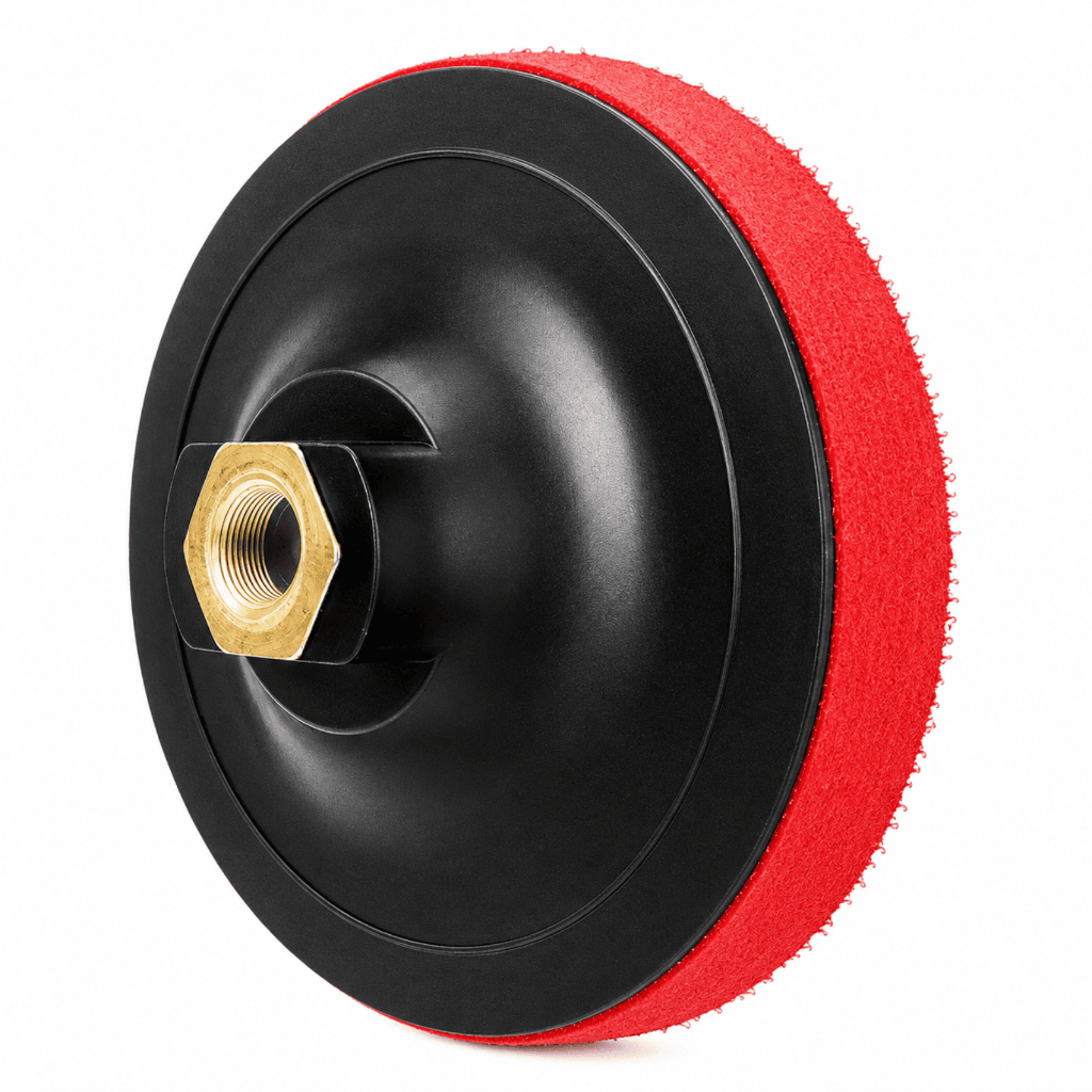 Disco Suporte com Velcro 115mm 4.1/2 Pol Rosca M14 para Lixa Esmerilhadeira Titanium Platina