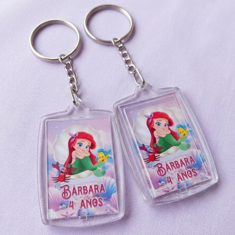 Chaveirinho de Acrílico Personalizado, Lembrancinha, Mesversário, Aniversário