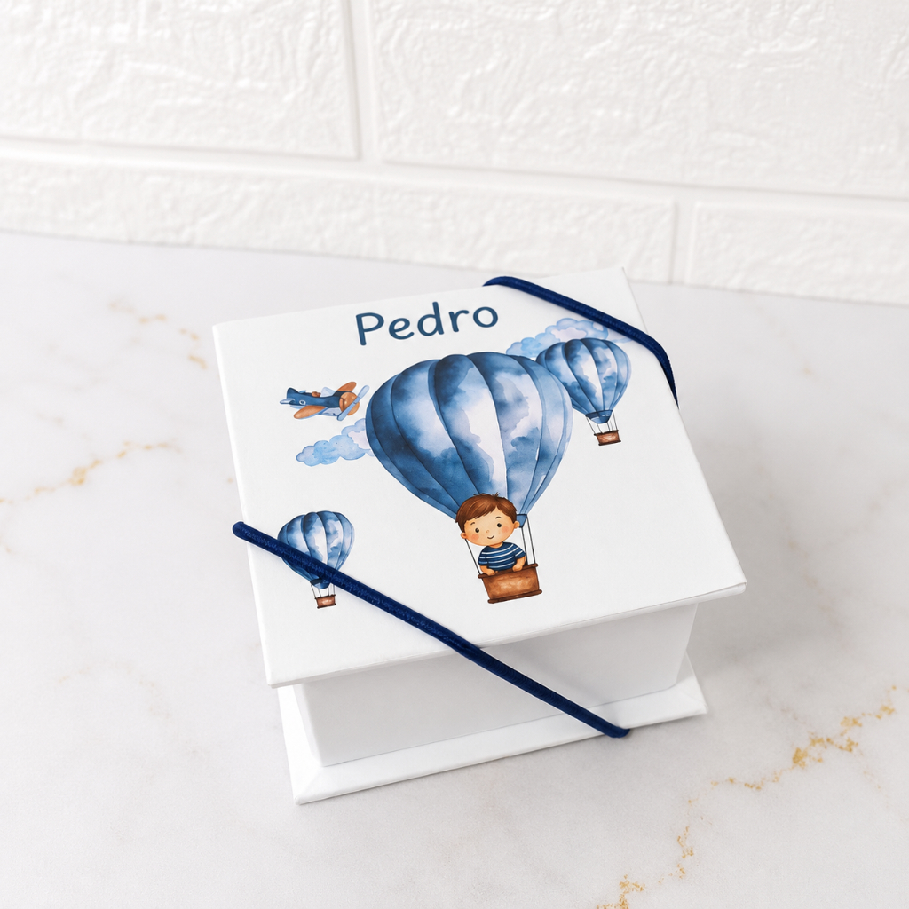 Kit 20 Caixinhas Versículos Personalizada 160 Versículos | Lembrancinha Batizado Menino - Chá de Bebê e Aniversário