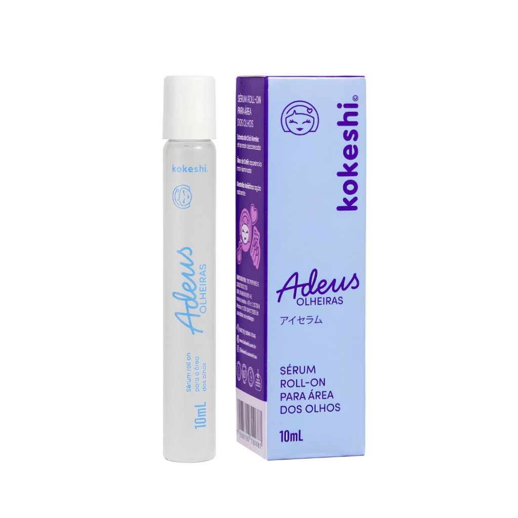 Sérum Roll-On Adeus Olheiras Kokeshi 10ml - Área dos Olhos