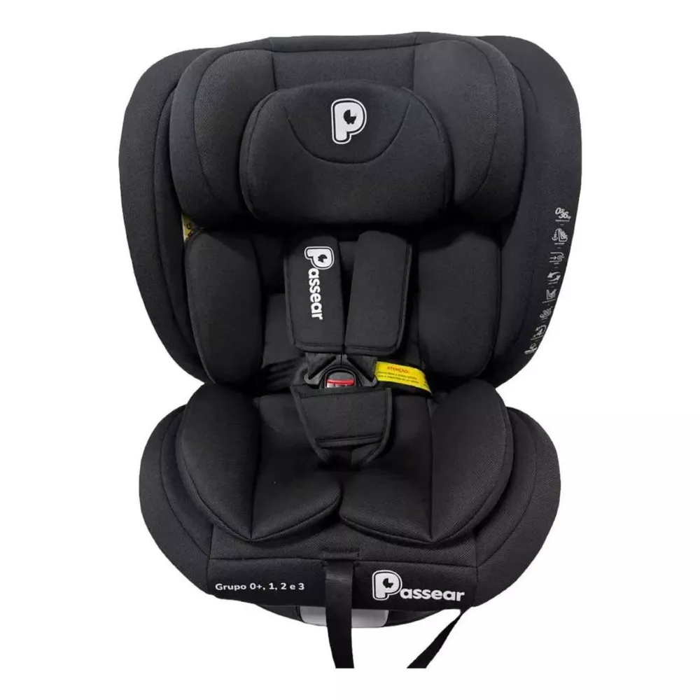 Cadeira Auto Cadeirinha Para Carro Nora 0 A 36kg Isofix Gira 360o Passear