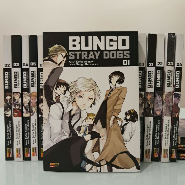 Mangá Bungo Stray Dogs - Volumes 1 ao 24 - Panini