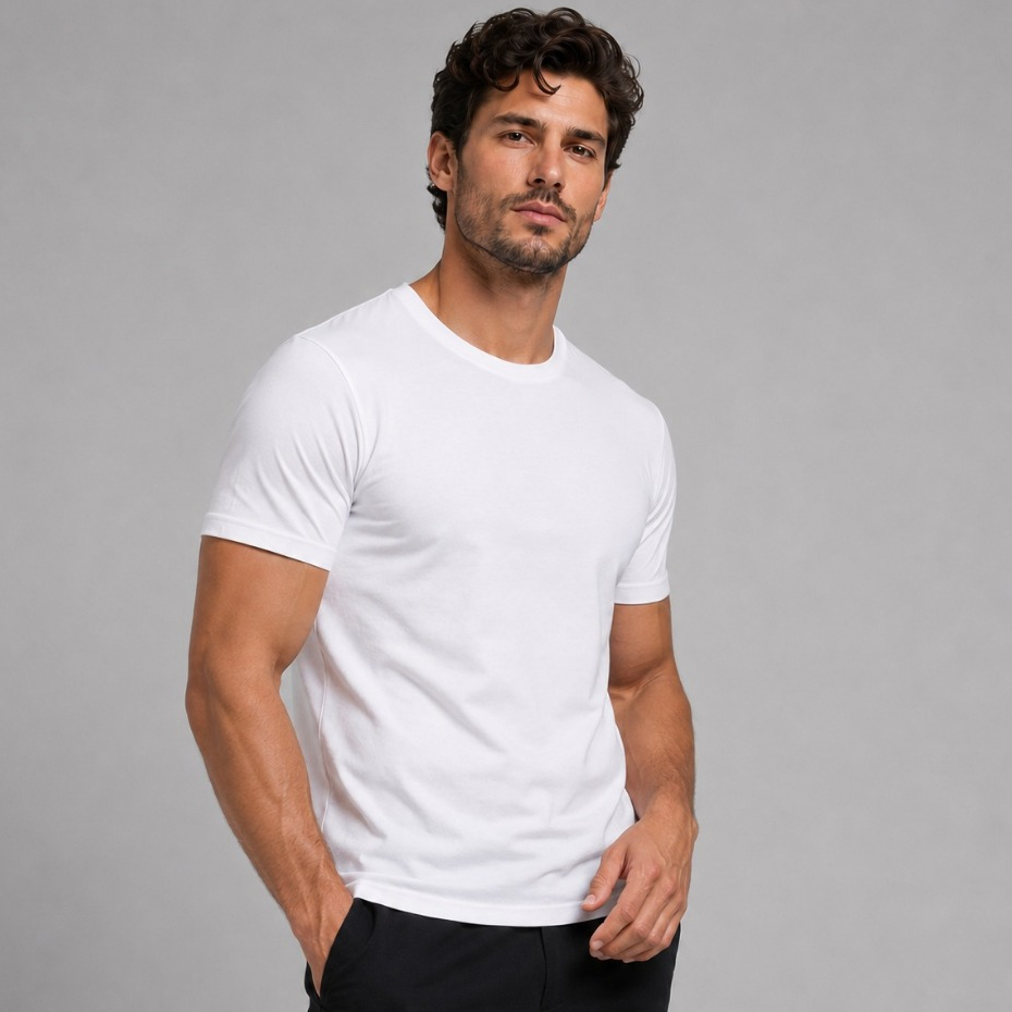 Camisa Masculina Dry Fit Para Academia Corrida Esportes Confortável Proteção UV Promoção Envio Rápido