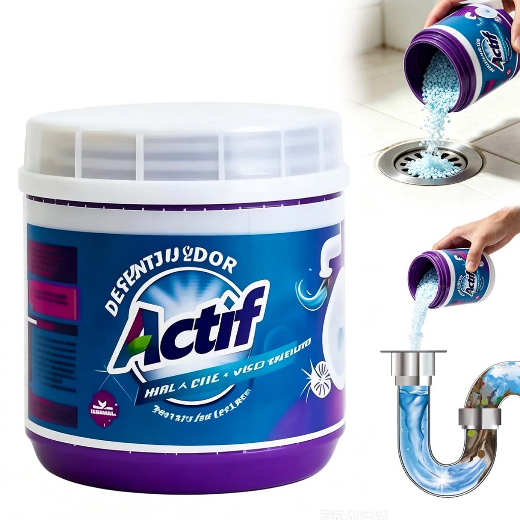 Desentupidor Ultra Potente 3 em 1 – Remove Entupimentos Difíceis, Elimina 99% das Bactérias e Acaba com Odores