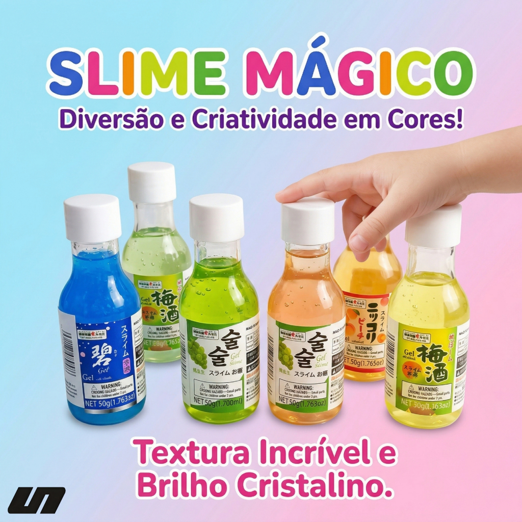 Agua Mágica Cristal Slime Transparente Garrafa Fofa Sensory Toy Brinquedo