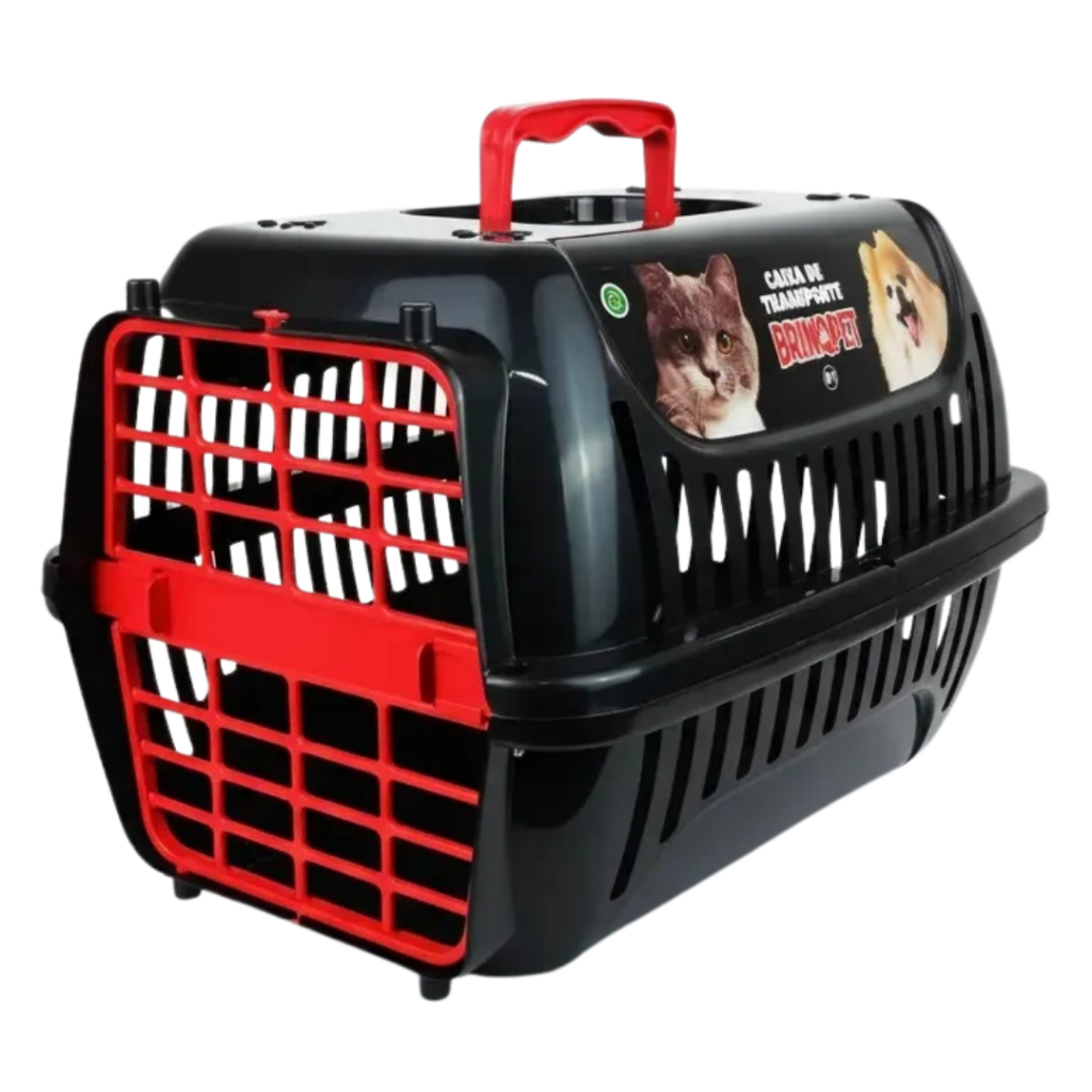 Caixa Transporte Pet N°1 Para Cachorros Pequenos E Gatos