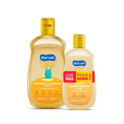 Kit Shampoo 400ml + Condicionador 210ml Baruel Baby Suave