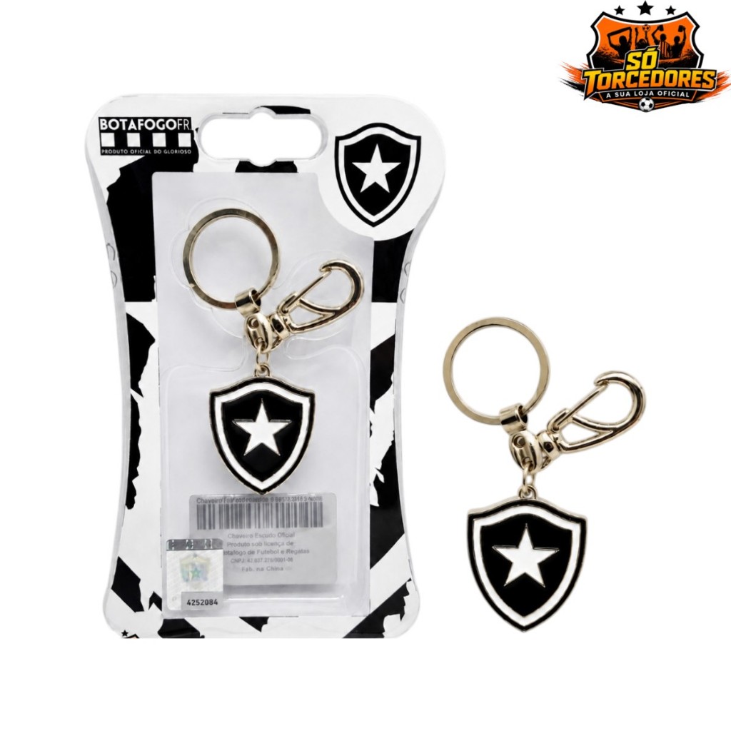 CHAVEIRO BOTAFOGO ESCUDO OFICIAL