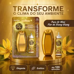 Odorizador de Ambiente Puro Ar Ylang-Ylang Aparelho com Refil Até 120 Aplicações