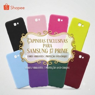 Capa Protetora de Silicone / TPU - Capa Antichoque para Smartphone - Samsung J7 Prime.