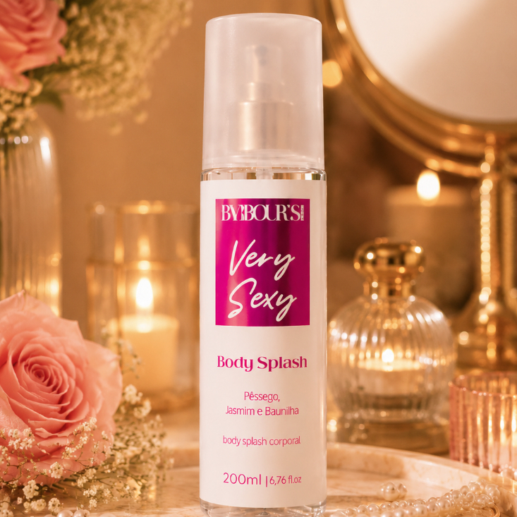 Kit 1 ate 2 Body Splash Feminino Very Sexy 200ml Alta fixação e Projecao