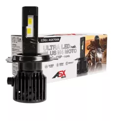Lâmpada H4 Moto ASX Ultra LED CSP 60W 9000 Lumens Bivolt