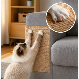 Arranhador Adesivo para Gato Protetor para Sofá e Cama Box - Carpete