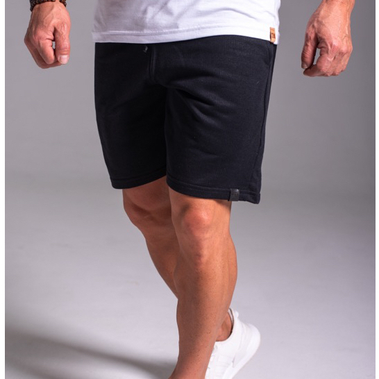 Bermuda Shorts de Moletom Masculina Com Amarração e Elástico Short Academia/Casual.